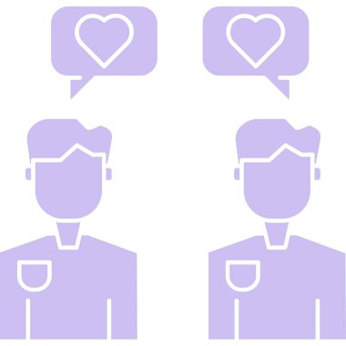 İnsan simgesinin vektör illüstrasyonu