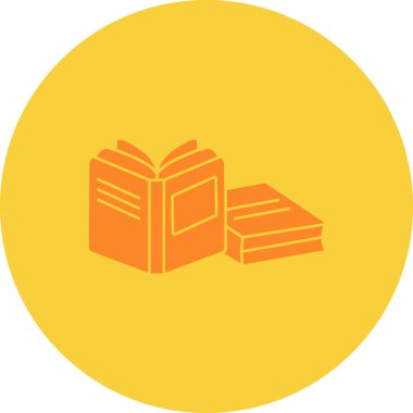 kitap simgesi, vektör illüstrasyonu