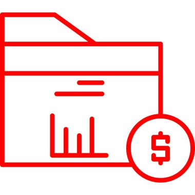 Paranın basit vektör simgesi