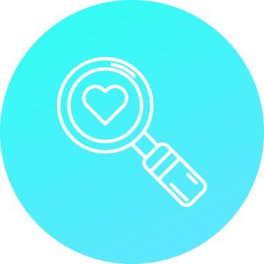 Arama simgesinin vektör illüstrasyonu