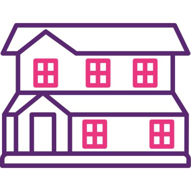 Ev. Web simgesi basit tasarım