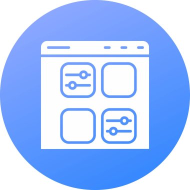 Ağ simgesi. İnternet bağlantısının gösterimi