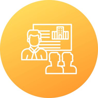 İş simgesinin vektör illüstrasyonu