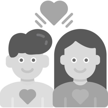 İnsanlar kalp aşk ikonunu ana hatlarıyla eşleştirir