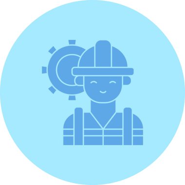 Bir gaz simgesinin vektör illüstrasyonu