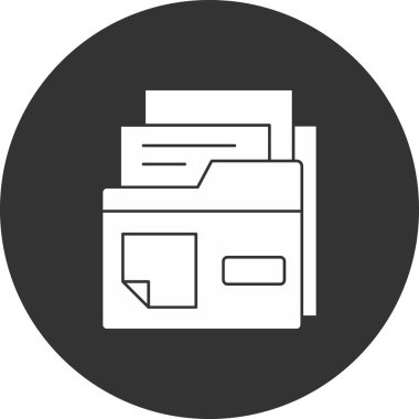 belge simgesi vektör illüstrasyonu