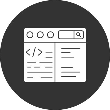 seo modern simgesinin vektör illüstrasyonu