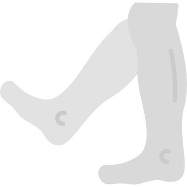 bacak simgesi, vektör çizimi