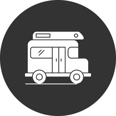 Kamyon ikonu. vektör illüstrasyonu