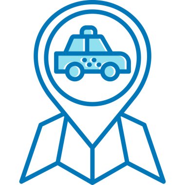 harita işaretleyici vektör illüstrasyon tasarımı