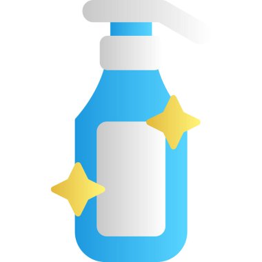 Bir şişe sabun. vektör illüstrasyonu