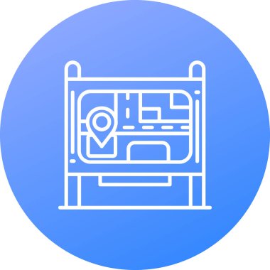 Yazıcı simgesi vektör illüstrasyonu