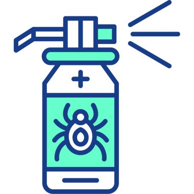 şişe sprey ikonu vektör illüstrasyonu