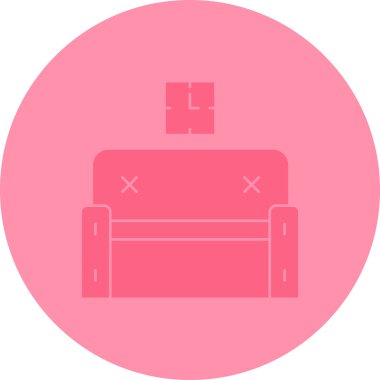 Poşetli bir kutunun vektör simgesi