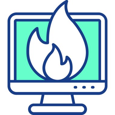 ateş ateş ikonu ana hatlarıyla