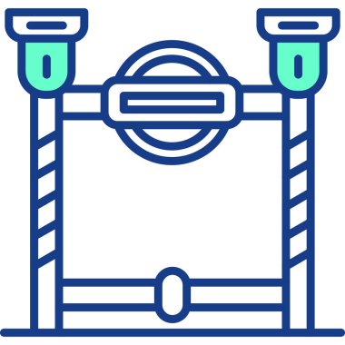 Modern eğitim ikonunun vektör illüstrasyonu