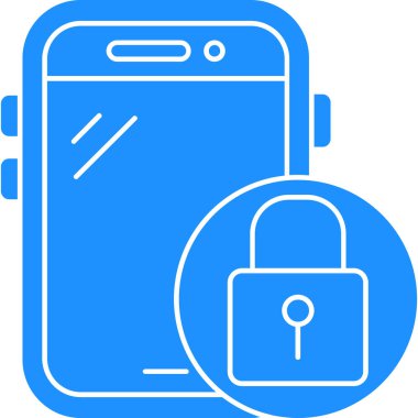 mobil güvenlik kilidi simgesi