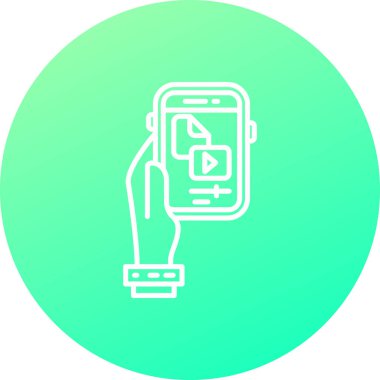 vektör Müzik player simgesi