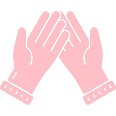 Eller ve eldivenler vektör çizimi