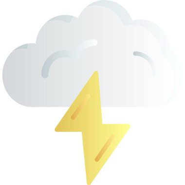 Moda tarzında izole edilmiş bir bulut simgesi