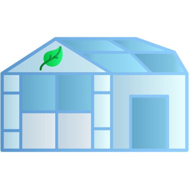 bitki izometrik ikonlu sera