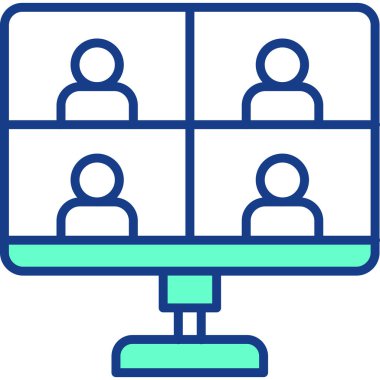 seo modern simgesinin vektör illüstrasyonu