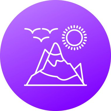 Güneş Simgesi Vektör illüstrasyonu