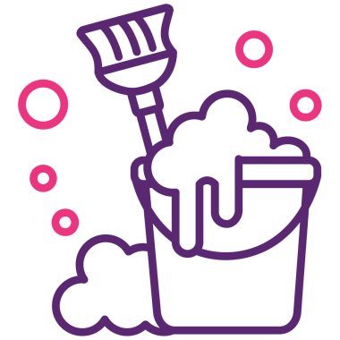 Kova kova simgesi taslak biçiminde