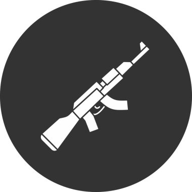 Silah. Web simgesi basit illüstrasyon