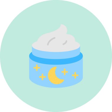 Ay. Web simgesi basit illüstrasyon