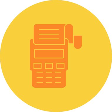 Telefonunuz var. Web simgesi basit illüstrasyon