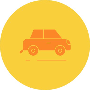 - Araba. Web simgesi basit tasarım