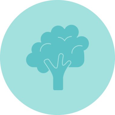 Ağaç. Web simgesi basit illüstrasyon