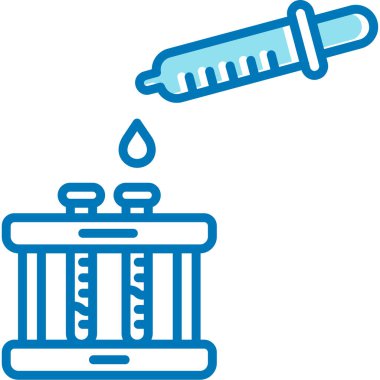 Şırınga. Web simgesi basit illüstrasyon