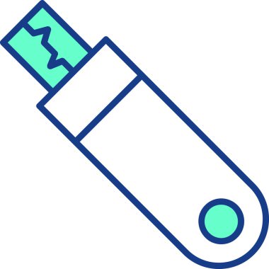 kalem simgesi vektör illüstrasyonu