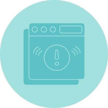 Modern b 'nin vektör illüstrasyonu eksik simgesi