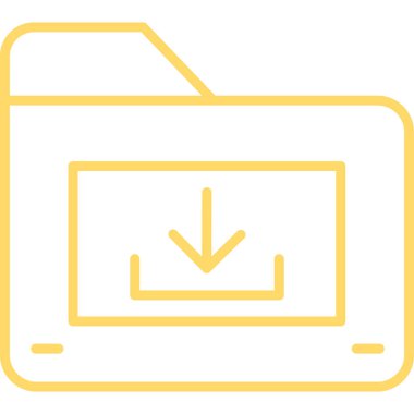 İndirin. Web simgesi vektör illüstrasyonu