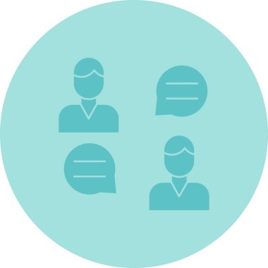 insanlar simge vektör illüstrasyonu