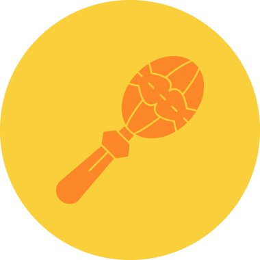 Tek bir izole simgenin vektör illüstrasyonu