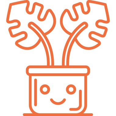 Çiçek. Web simgesi basit illüstrasyon