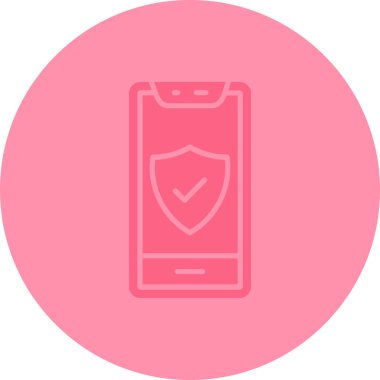 kalkan ikon vektör illüstrasyonu