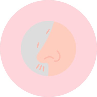 Yüz simgesi vektör illüstrasyonu