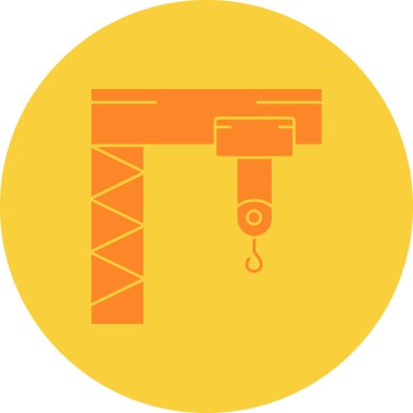 vektör yapı vinç simgesi