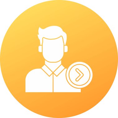 Mikrofonlu bir adamın vektör çizimi