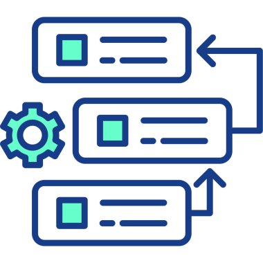 Veri merkezi. Basit resimleme
