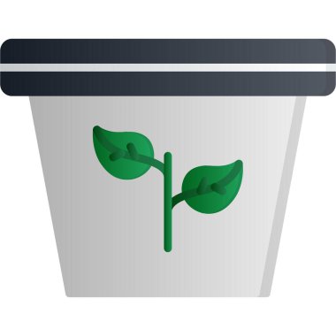 Bitki Pot vektör simgesi