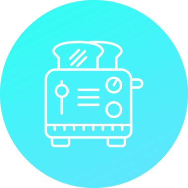 vektör gaz soba ikon vektörü