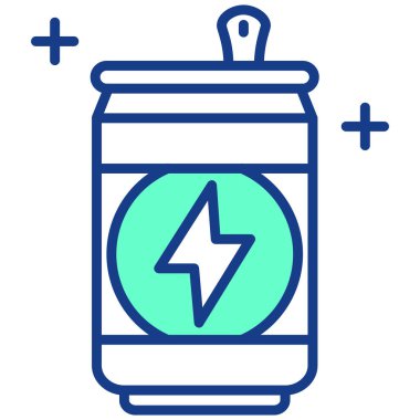 pil enerji ikonu doldurulmuş dış hat biçiminde