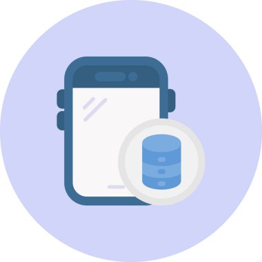 akıllı telefon simgesi vektör illüstrasyonu