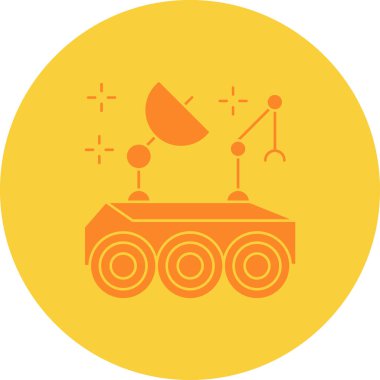 Robot simgesinin vektör illüstrasyonu